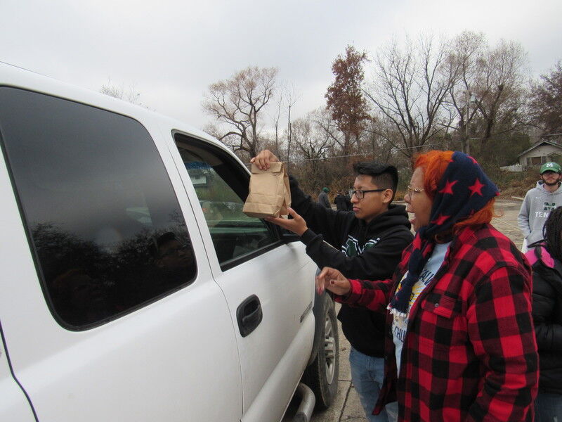 Hands Halting Hunger Community Food Box Giveaway planned